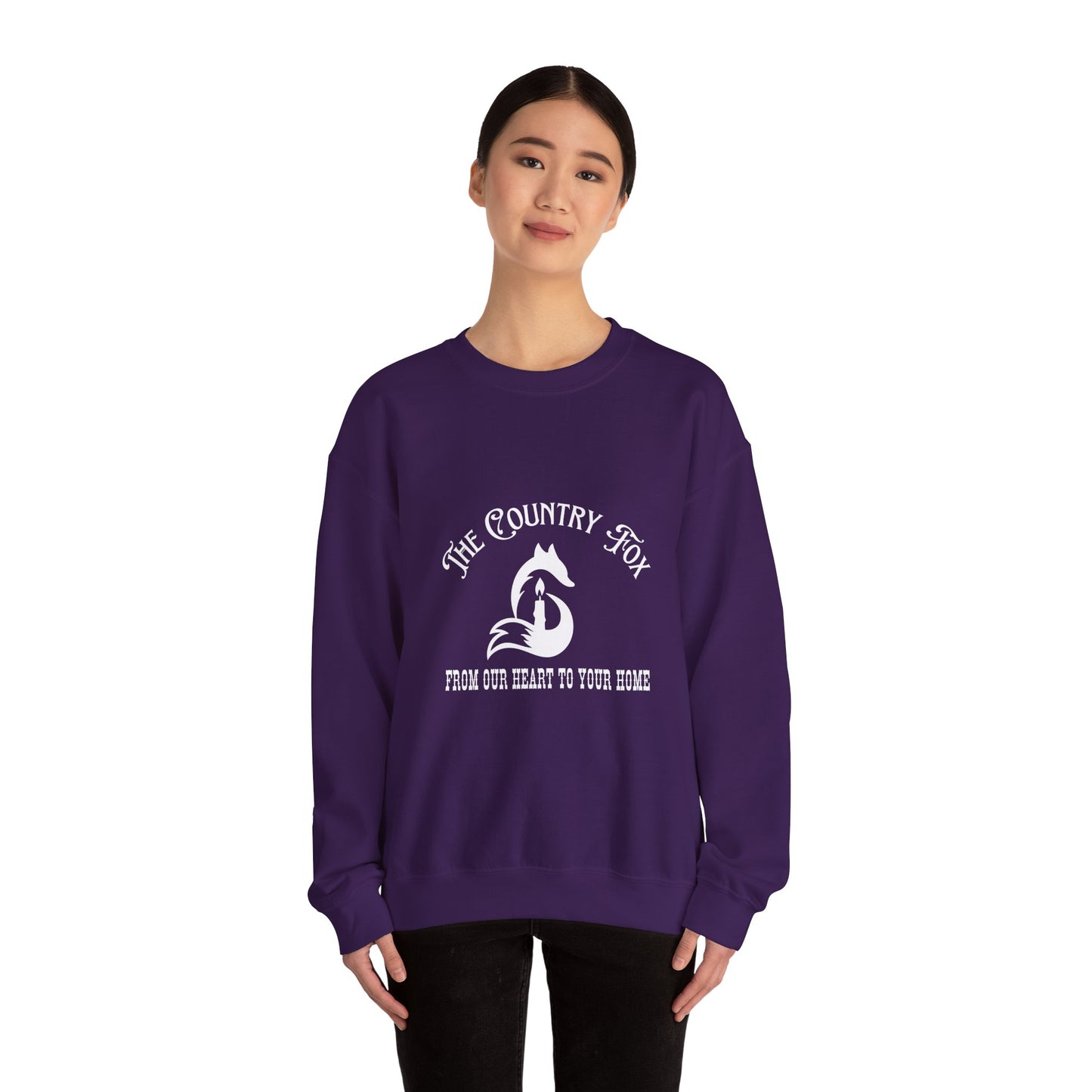 Country Fox Crewneck Sweatshirt — "The Country Fox" Logo Pullover