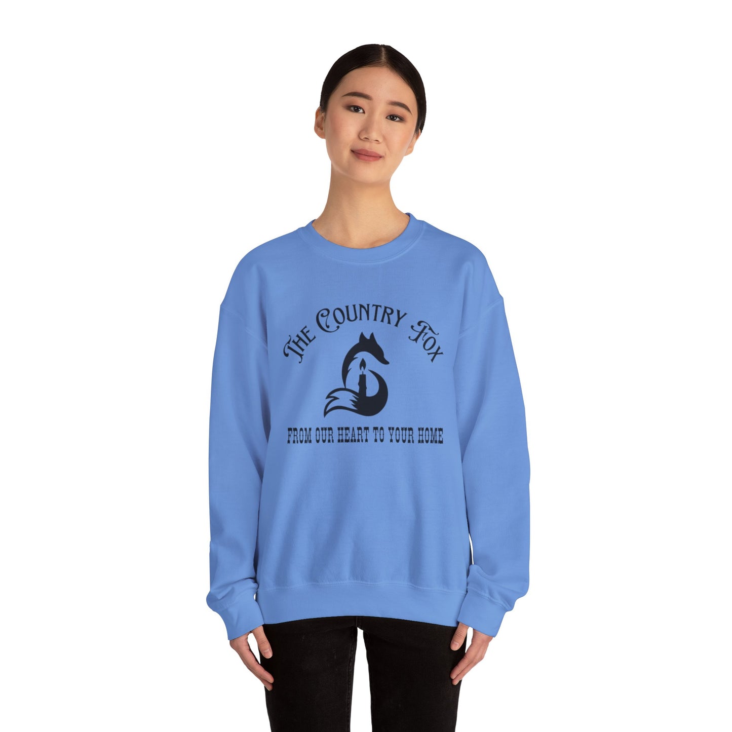 Country Fox Crewneck Sweatshirt — "The Country Fox" Logo Pullover