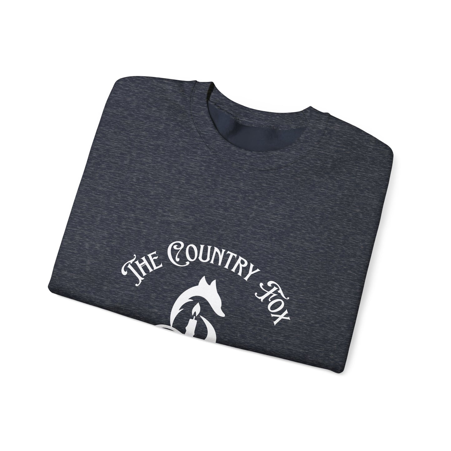 Country Fox Crewneck Sweatshirt — "The Country Fox" Logo Pullover