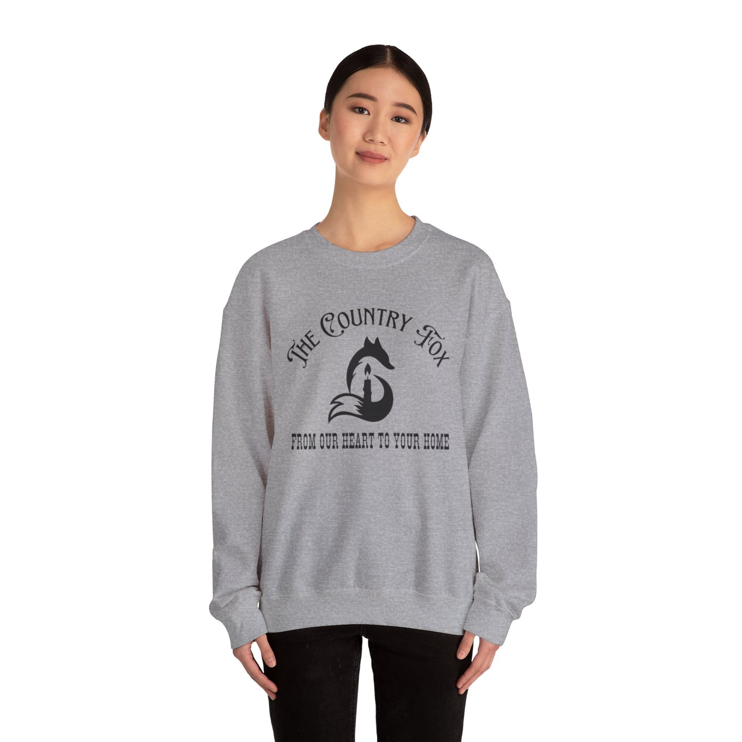 Country Fox Crewneck Sweatshirt — "The Country Fox" Logo Pullover