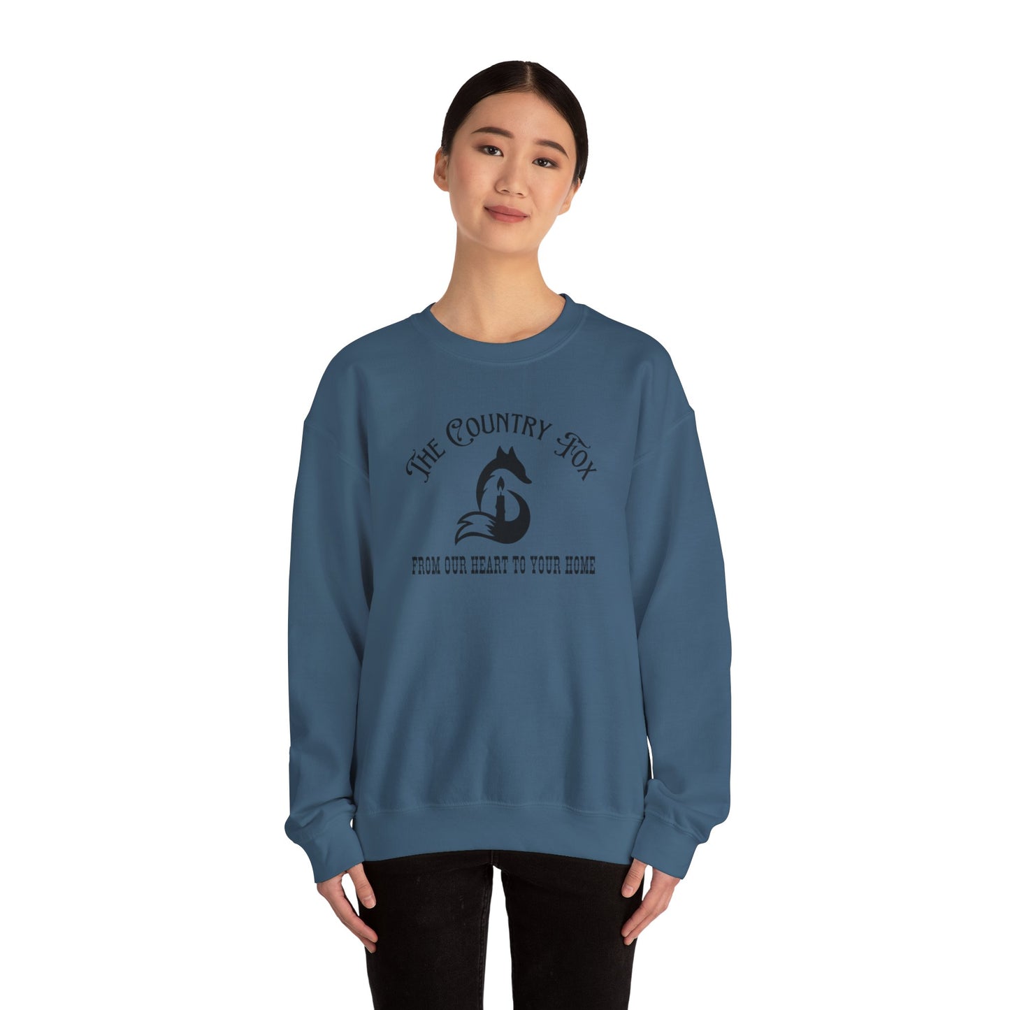 Country Fox Crewneck Sweatshirt — "The Country Fox" Logo Pullover