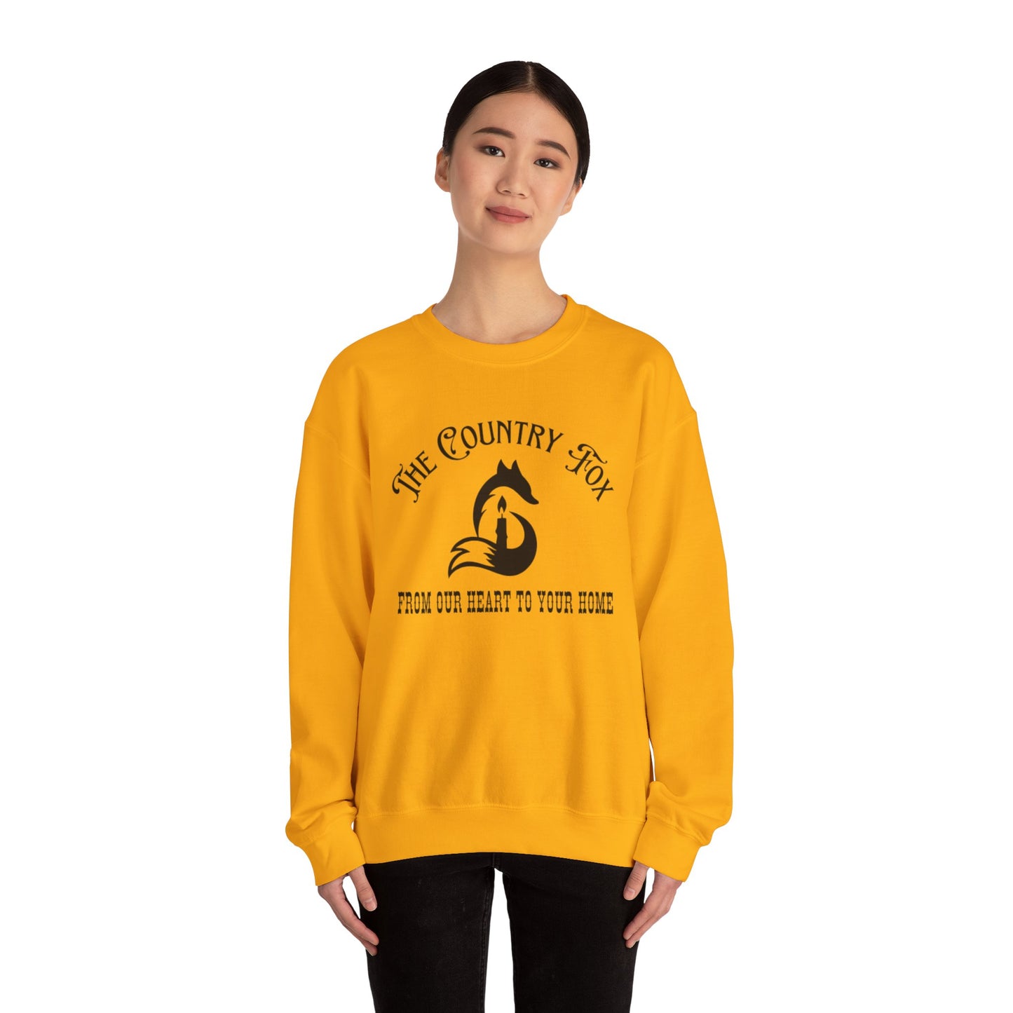 Country Fox Crewneck Sweatshirt — "The Country Fox" Logo Pullover